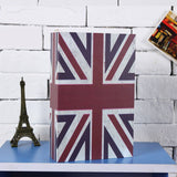 Decorative Hardcover Lockable Book Safe - Union Jack