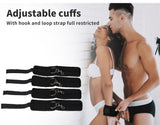 Wrist Ankle Spreader Bar Bondage Bed Restraint Fetish S&M Leg Handcuffs Sex Toy