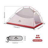 Naturehike Upgraded Cloud-Up 2 Person Backpacking Camping Tent