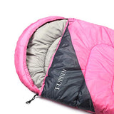 tuphen- Sleeping Bags for Adults Kids Boys Girls Backpacking Hiking Camping Cotton Liner, Cold Warm Weather 4 Seasons Winter, Fall, Spring, Summer, Indoor Outdoor Use, Lightweight & Waterproof