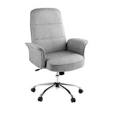 Artiss Home Study Office Chair Grey Fabric Computer Chair