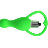 Vibrating Butt Plug Anal Beads Prostate Massager Vibrator Chain Adult Sex Toys Green