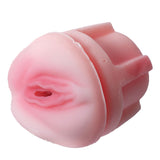 Male Vibrating Masturbation Cup Vagina Suction Licking Cup Masturbator Sex Toy Red